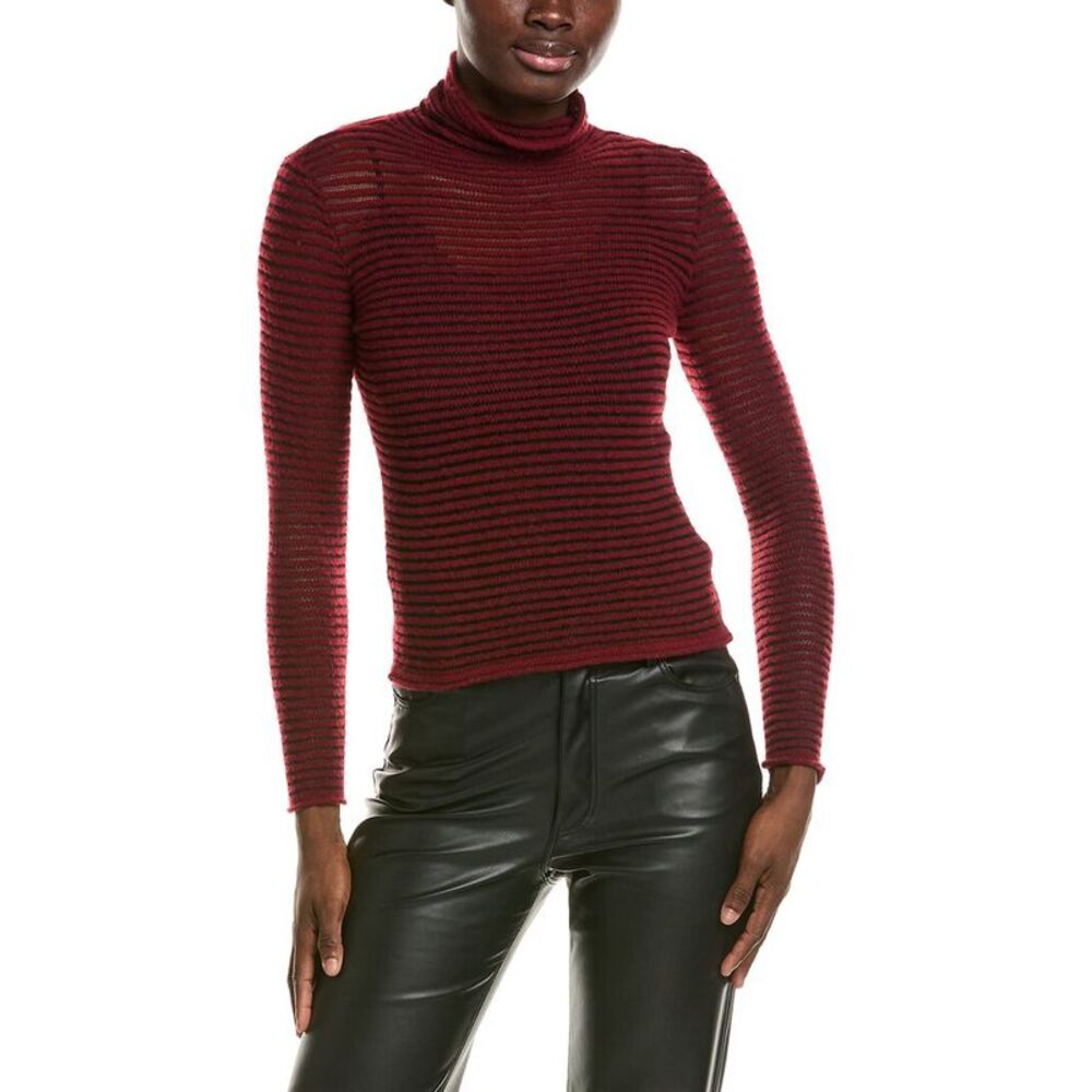 Proenza Schouler White Label Womens  Hailey Wool & Cashmere-Blend Sweater, Black